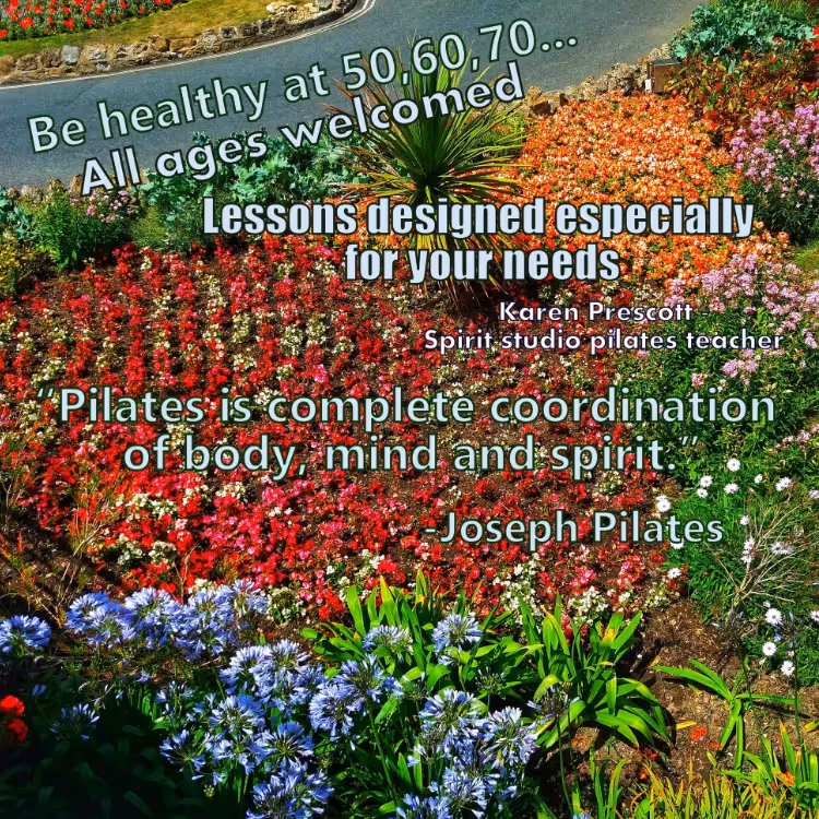Text of a quotation upon an aerial photo of public gardens