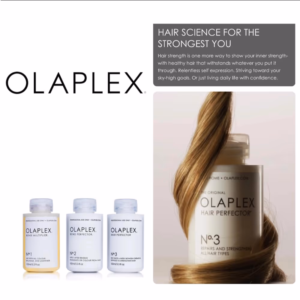 An advert for hair products