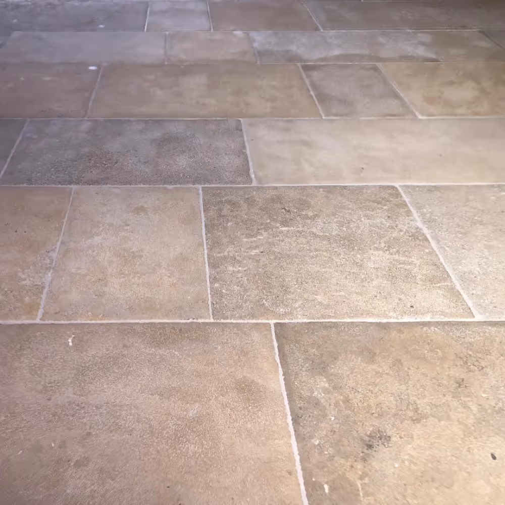 A stone floor
