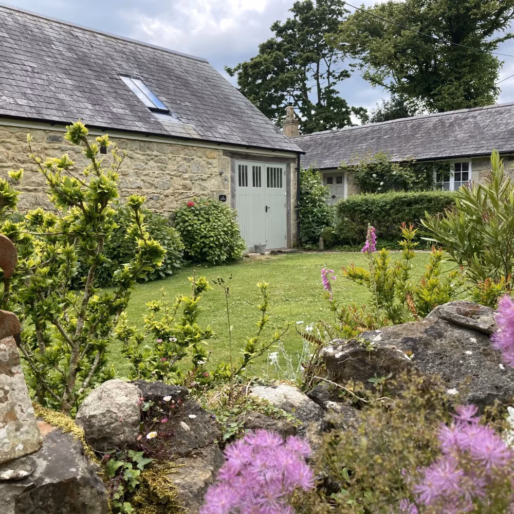 A converted barn built form stone