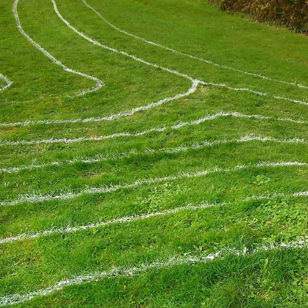 A turf labyrinth