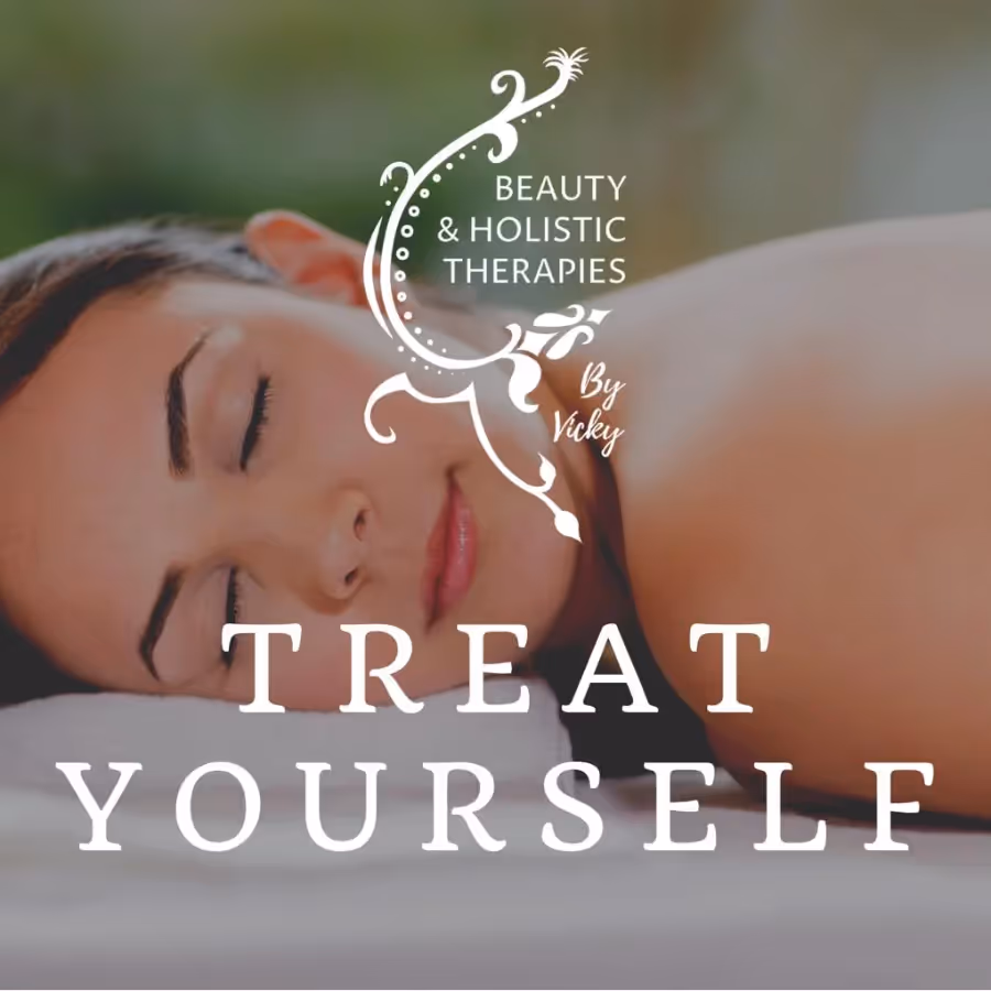 An advert to treat yourself to a beauty treatment