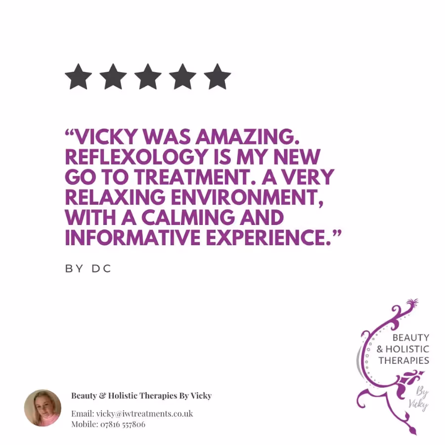 A testimonial graphic