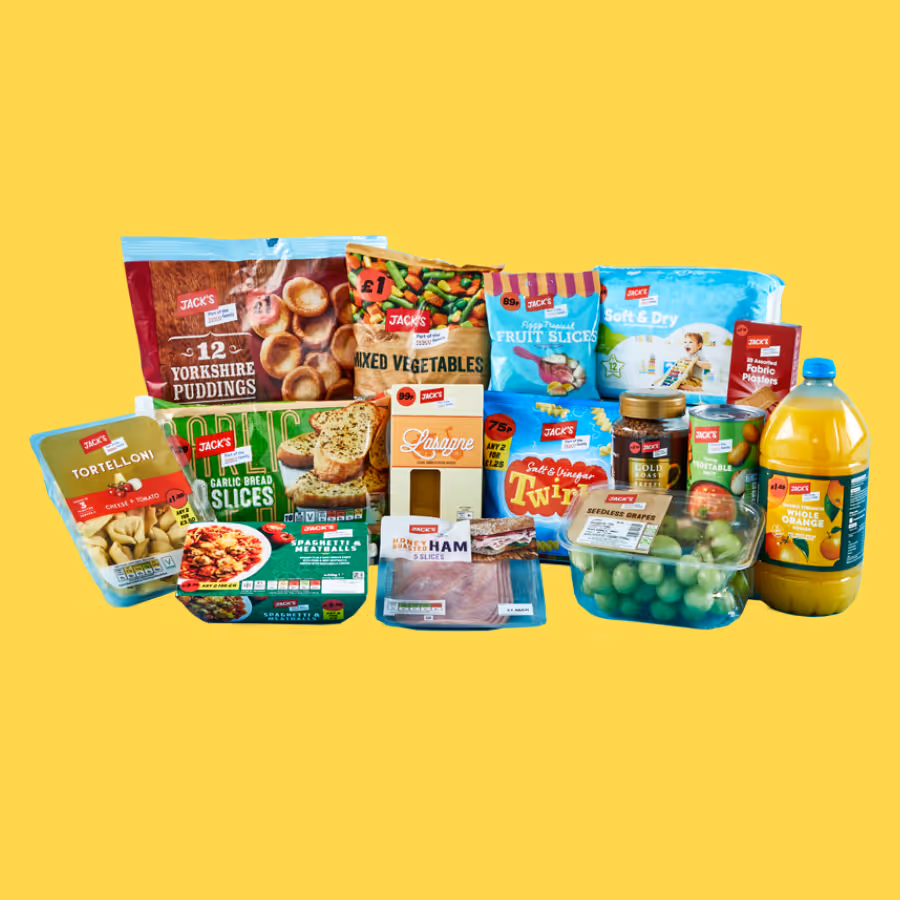 An advert for groceries