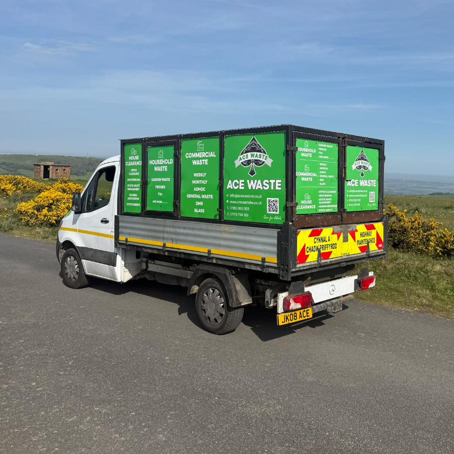 A waste clearance company's vehicle