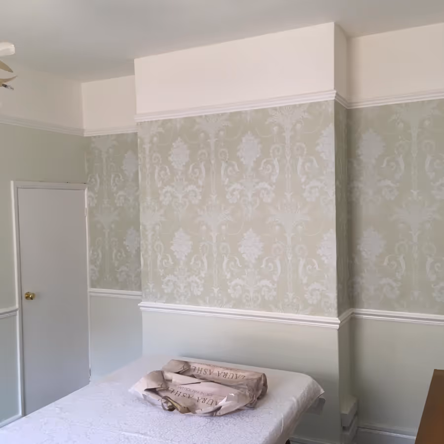 A room being decorated