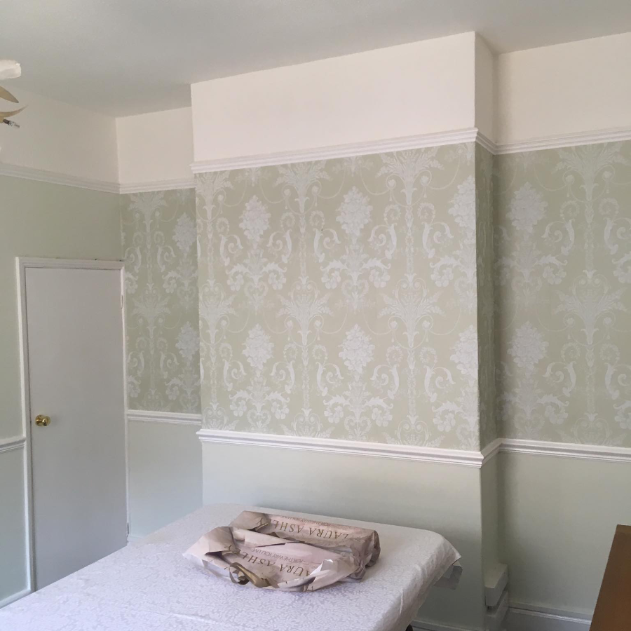 A room being decorated