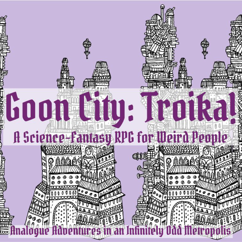 A graphic for a Troika role playing game.