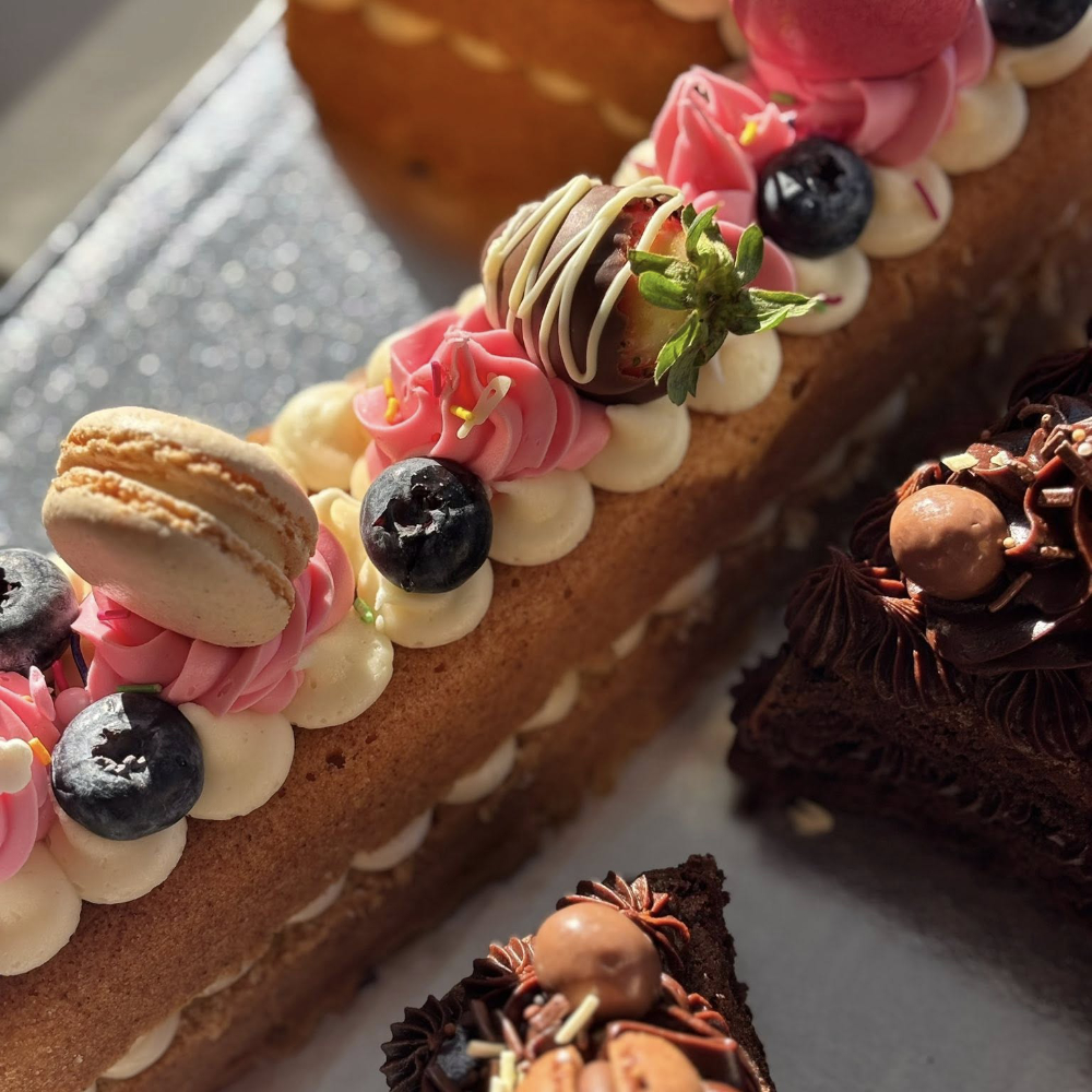 An exotic looking cake.