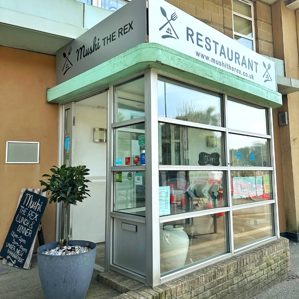 The exterior of Mushi at the Rex in Ventnor.