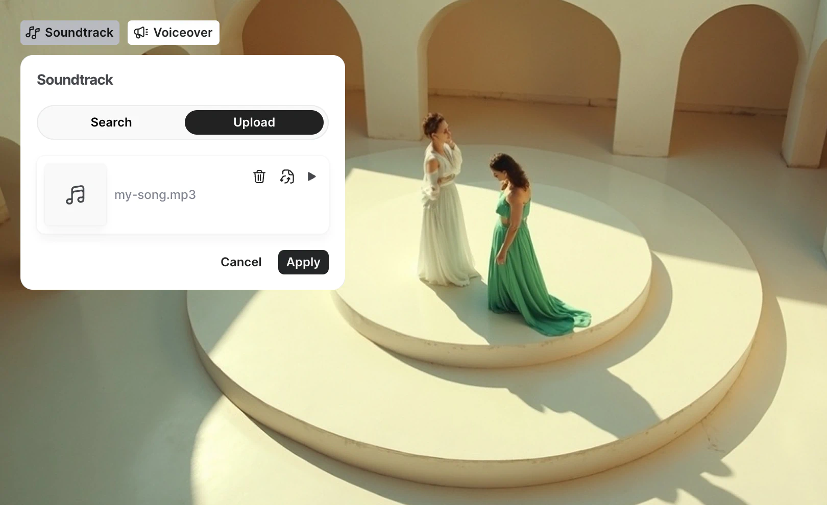 Use LTX Studio’s AI generator to create lyric videos.
