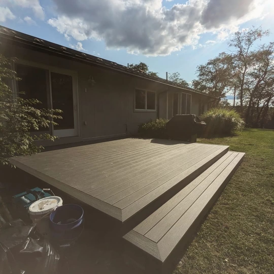 Completed Trex Deck built in Warwick, NY