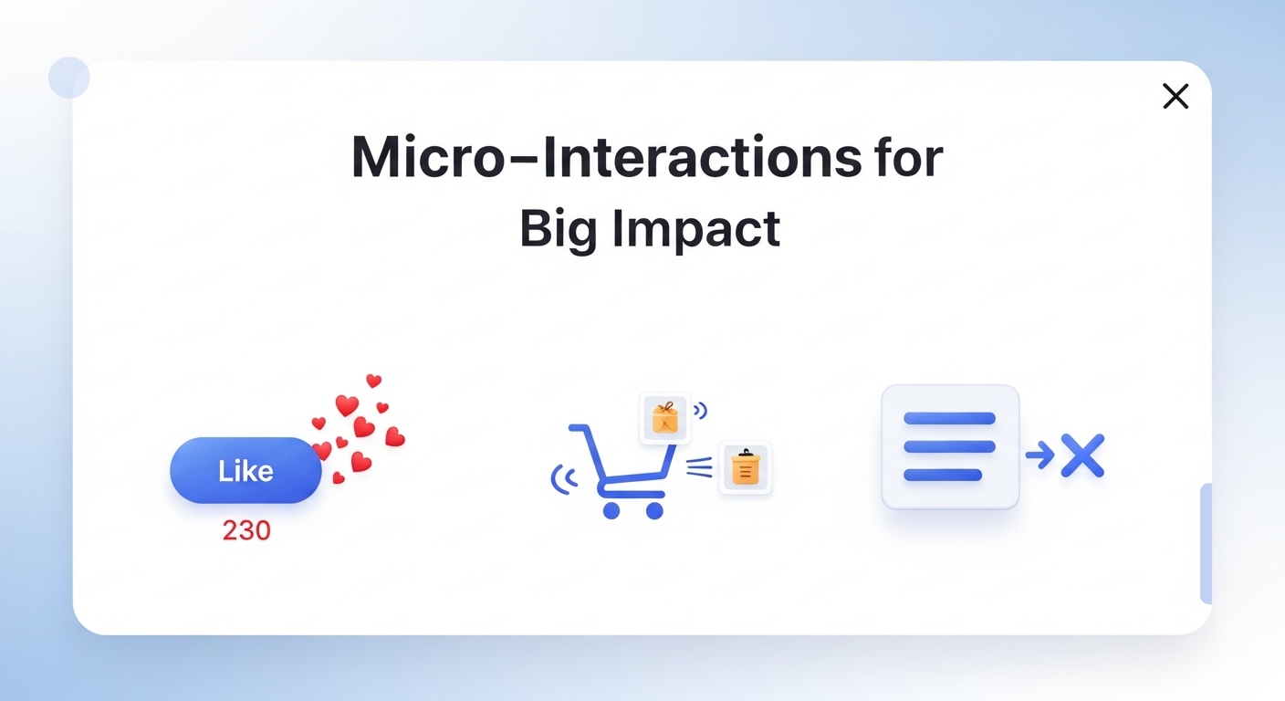 Micro-Interactions for Big Impact