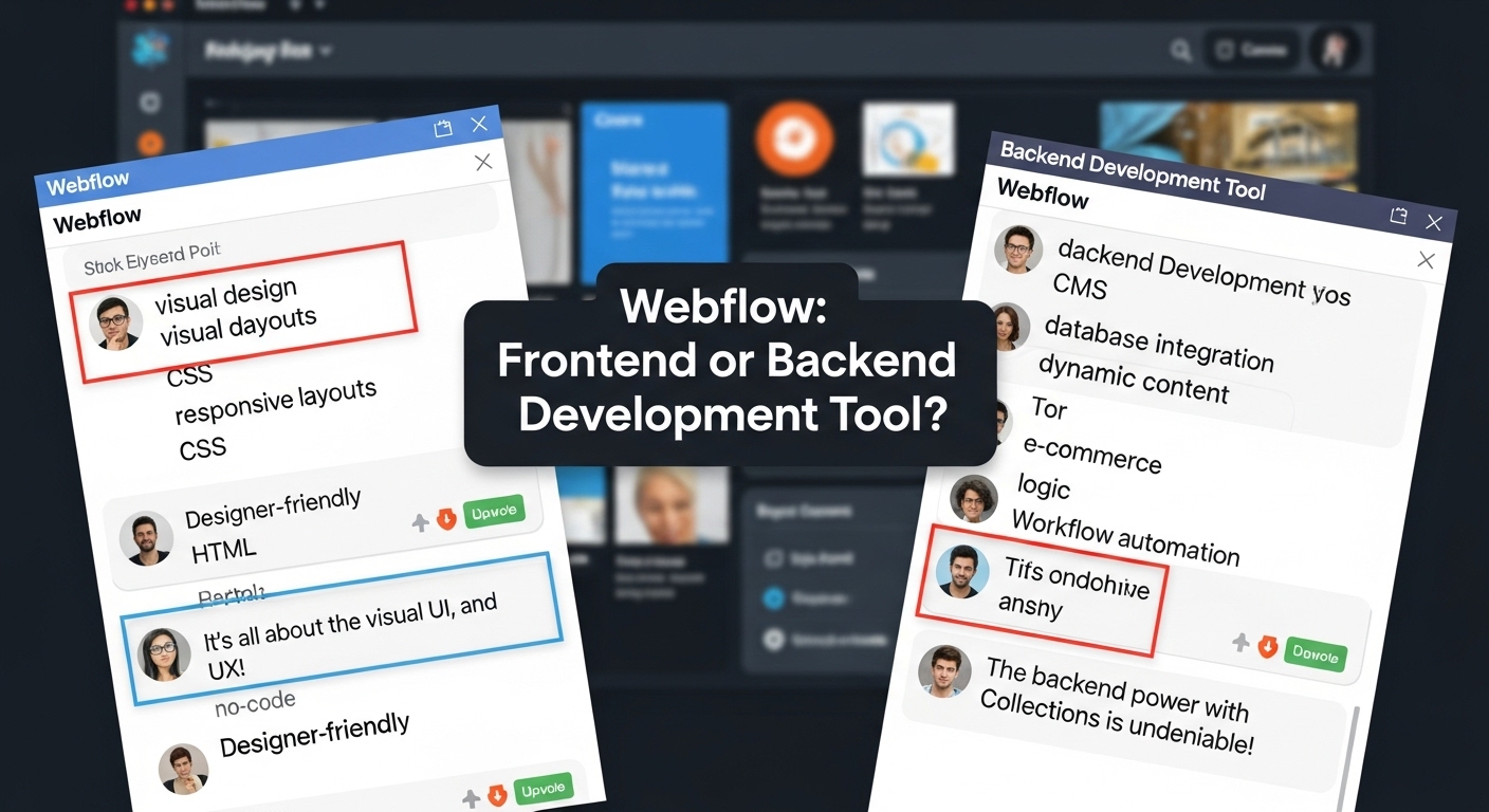 Webflow Debate Is It a Frontend or Backend Development Tool