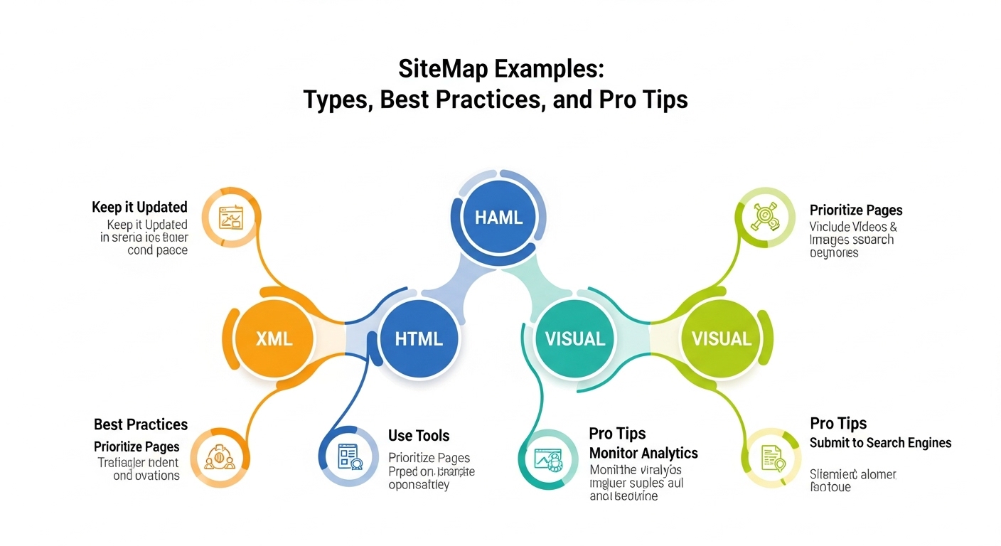 Sitemap Examples: Types, Best Practices, and Pro Tips