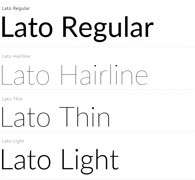 Lato Font