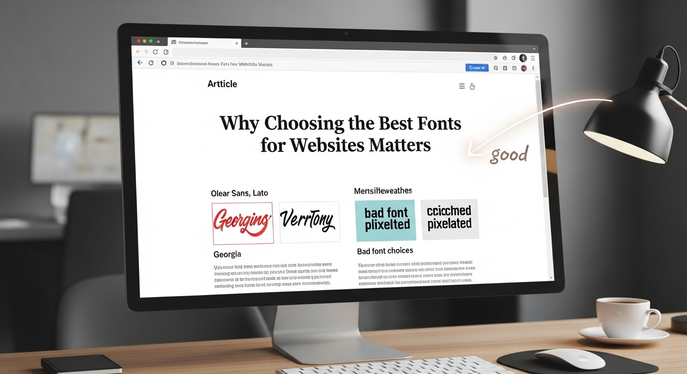 Why Choosing the Best Fonts for Websites Matters