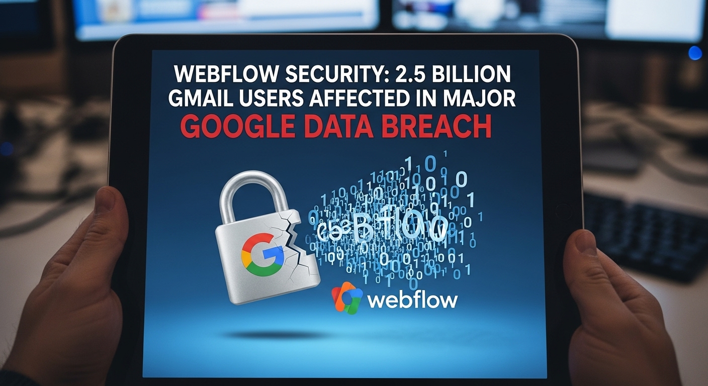 Webflow Security 2.5 Billion Gmail Users Affected in Major Google Data Breach