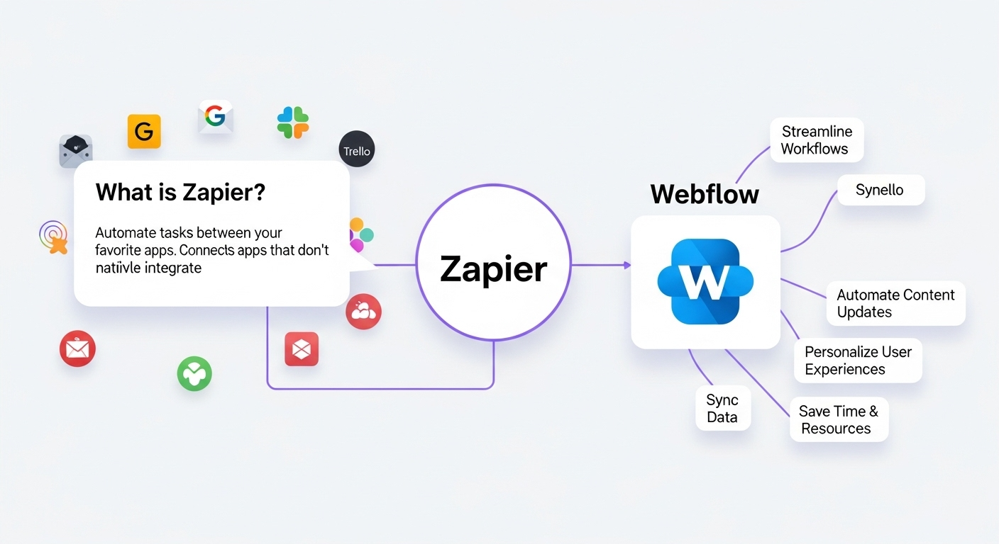 What is Zapier What are the benefits of integrating Zapier to your Webflow website