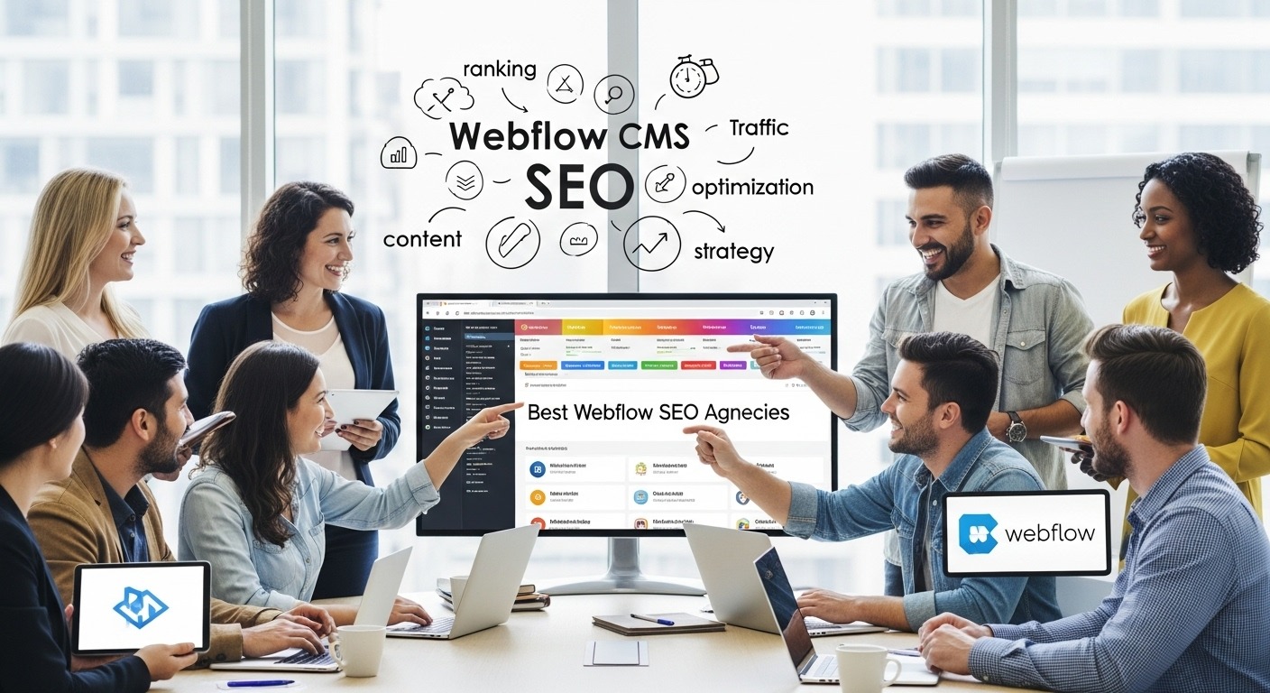 Best Webflow SEO Agencies for Handling Webflow CMS