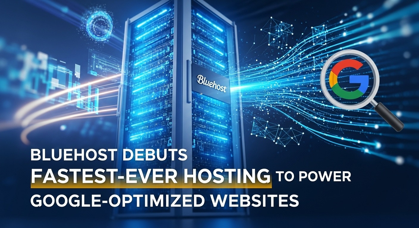 create Bluehost Debuts Fastest-Ever Hosting to Power Google-Optimized Websites