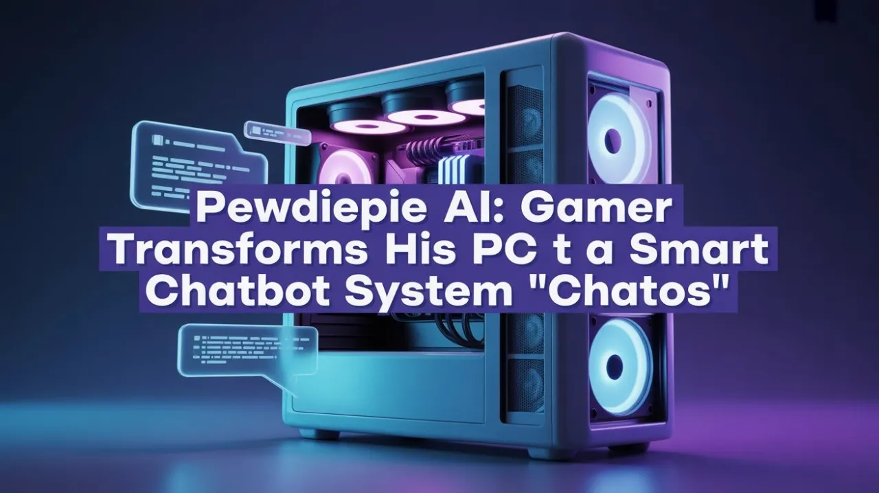 PewDiePie AI: Gamer Transforms His PC Into a Smart Chatbot System “ChatOS”