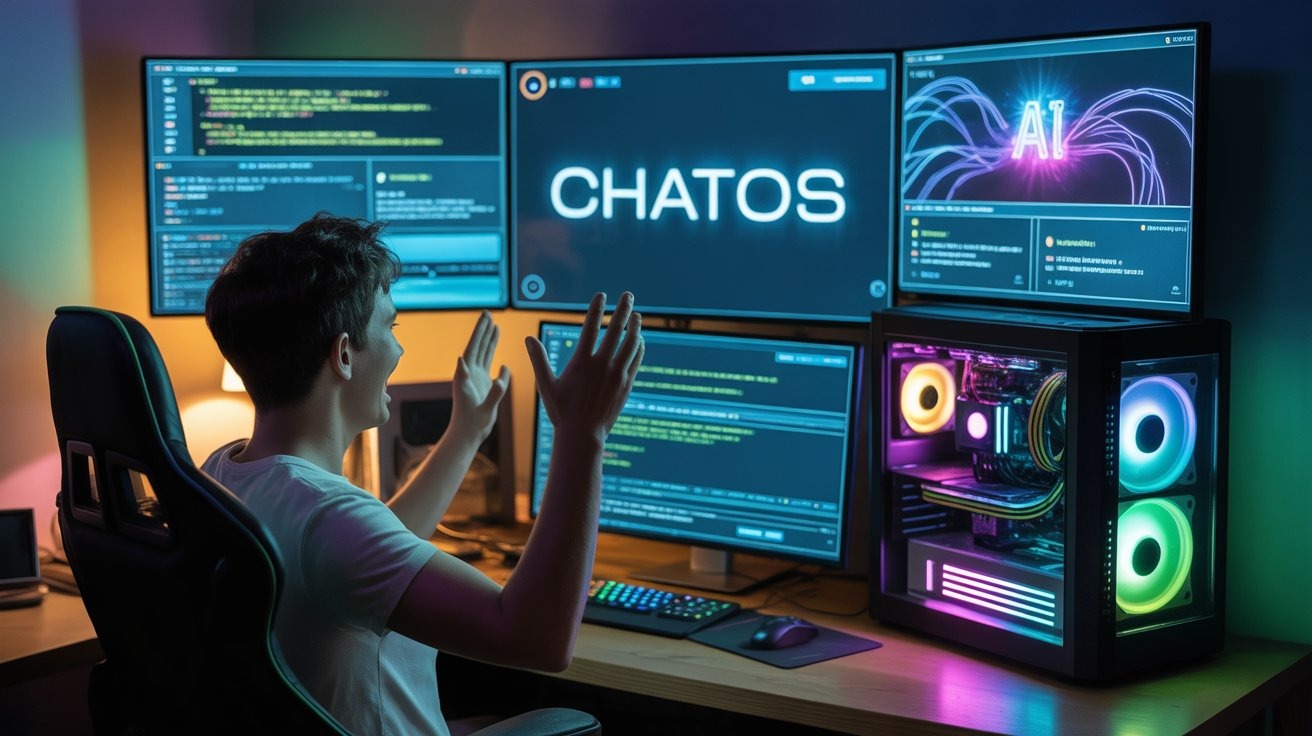 PewDiePie AI: Gamer Transforms His PC Into a Smart Chatbot System ‘ChatOS’