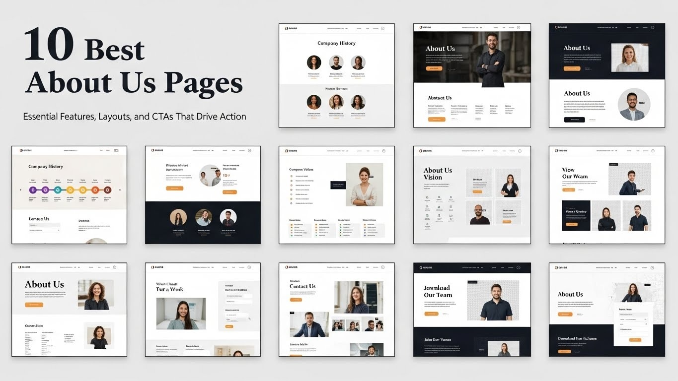 10 Best About Us Pages Essential Features, Layouts, and CTAs That Drive Action