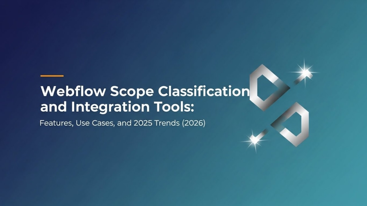 WEBFLOW SCOPE CLASSIFICATION AND INTEGRATION TOOLS: FEATURES, USE CASES, AND 2026 TRENDS