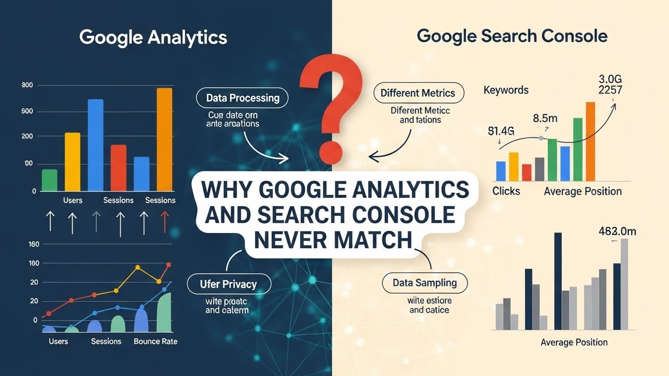 Why Google Analytics and Search Console Never Match