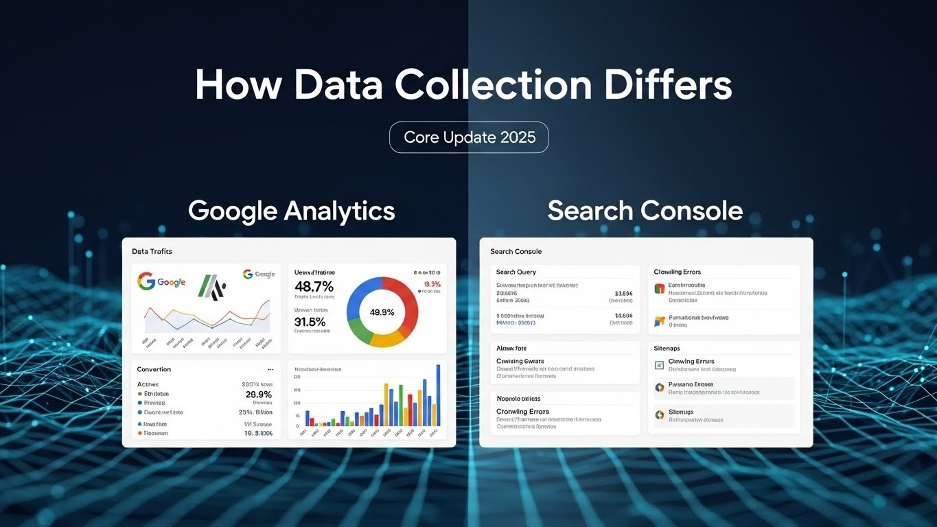 How Data Collection Differs in Google Analytics and Search Console  Core Update 2025