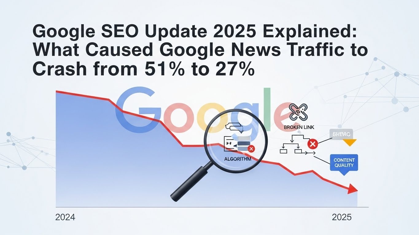 Google SEO Update 2025 Explained What Caused Google News Traffic to Crash from 51% to 27%