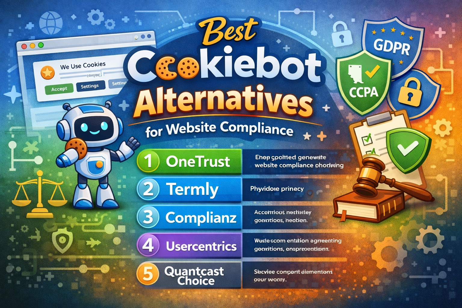 Best Cookiebot Alternatives
