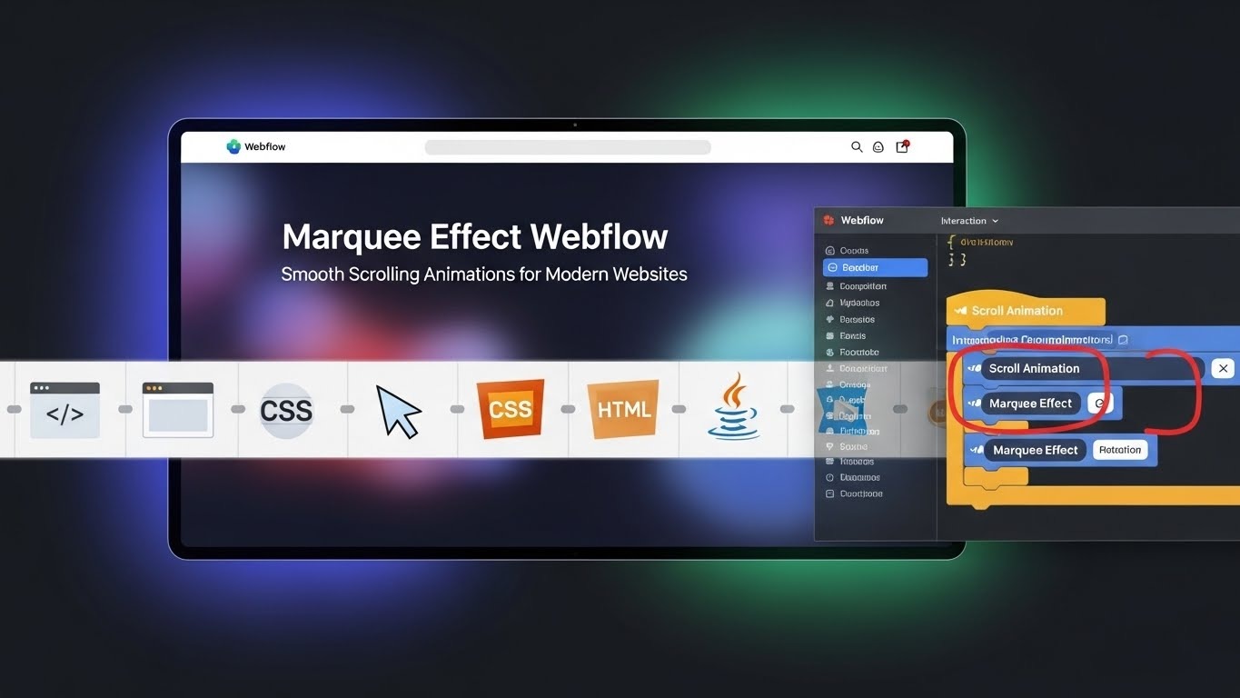 Marquee Effect Webflow: Smooth Scrolling Animations for Modern Websites