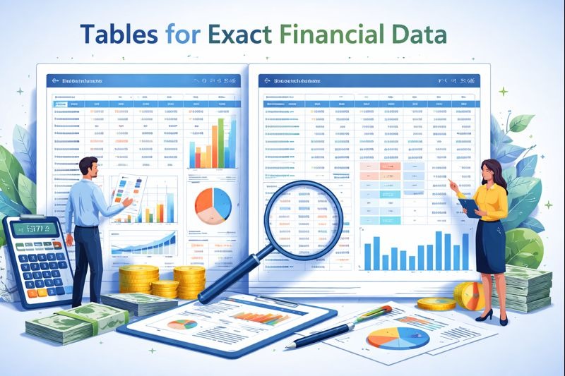 Tables for Exact Financial Data