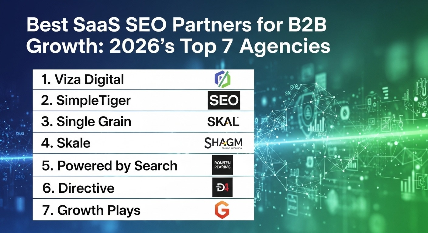 Top 7 SaaS SEO Agencies for B2B Growth in 2026