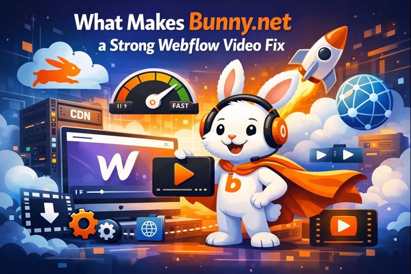 What Makes Bunny.net a Strong Webflow Video Fix
