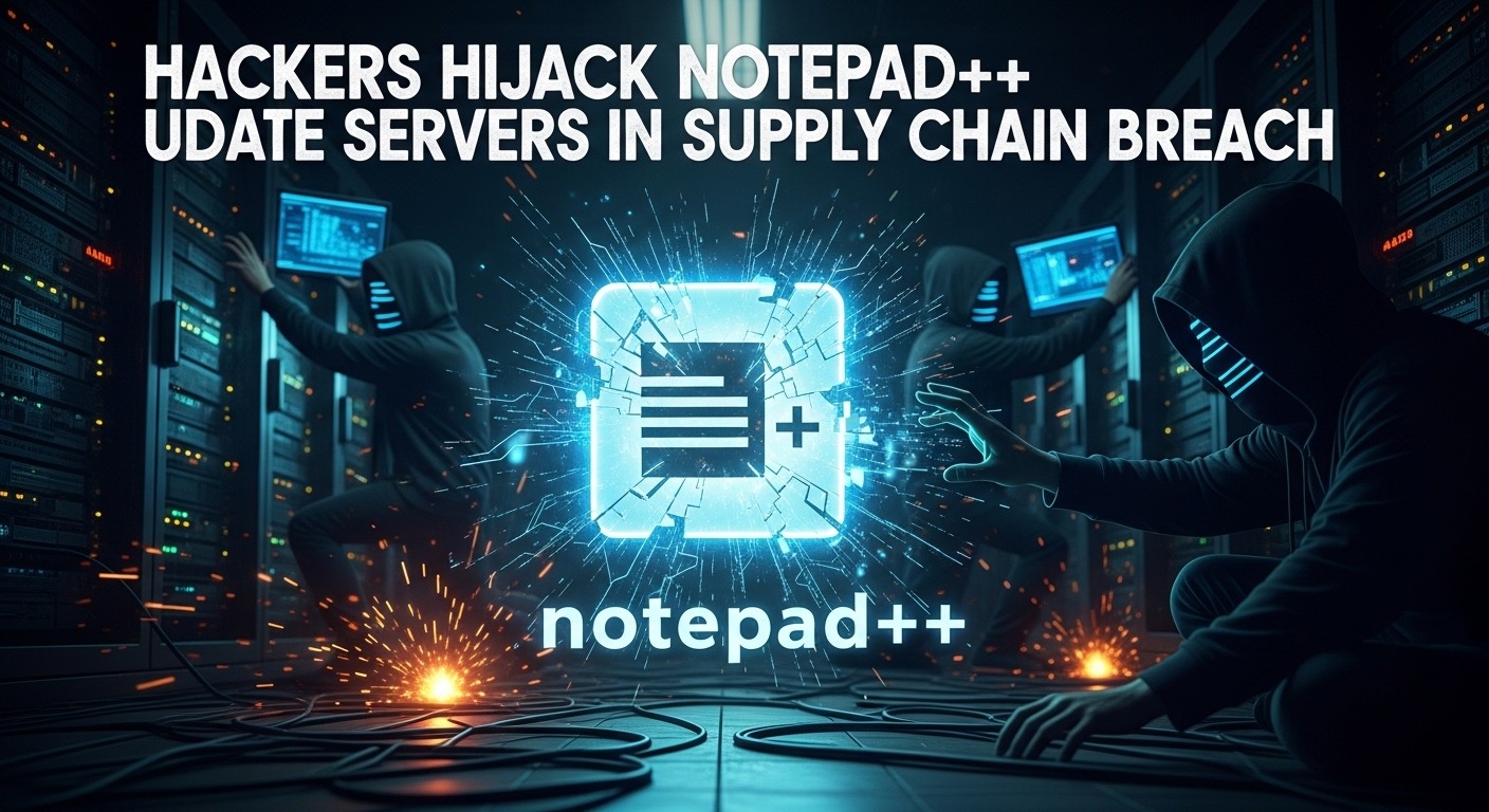 Hackers Hijack Notepad++ Update Servers in Supply Chain Breach