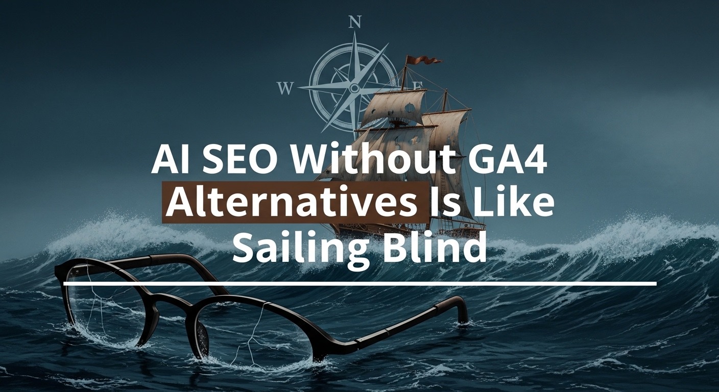 AI SEO Without GA4 Alternatives Is Like Sailing Blind