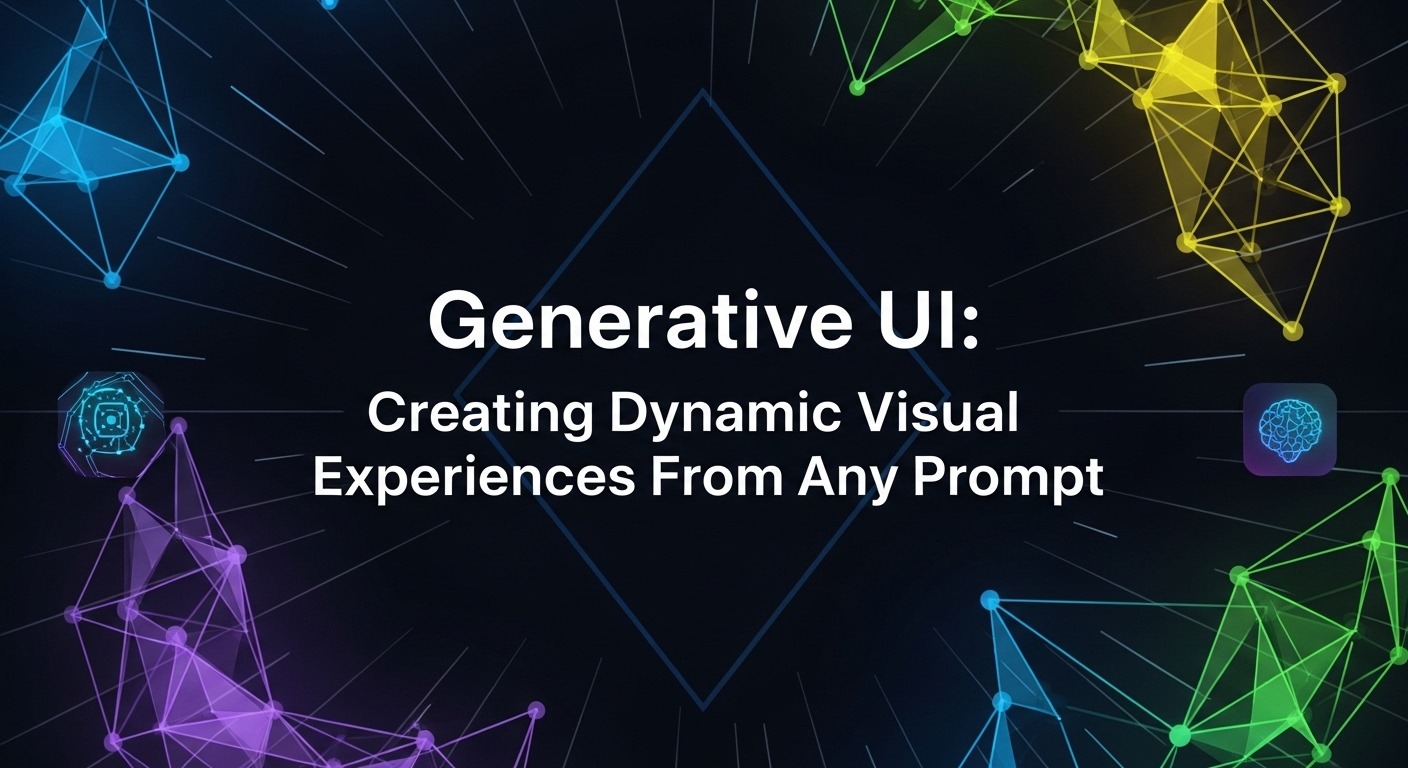 Generative UI: Creating Dynamic Visual Experiences From Any Prompt