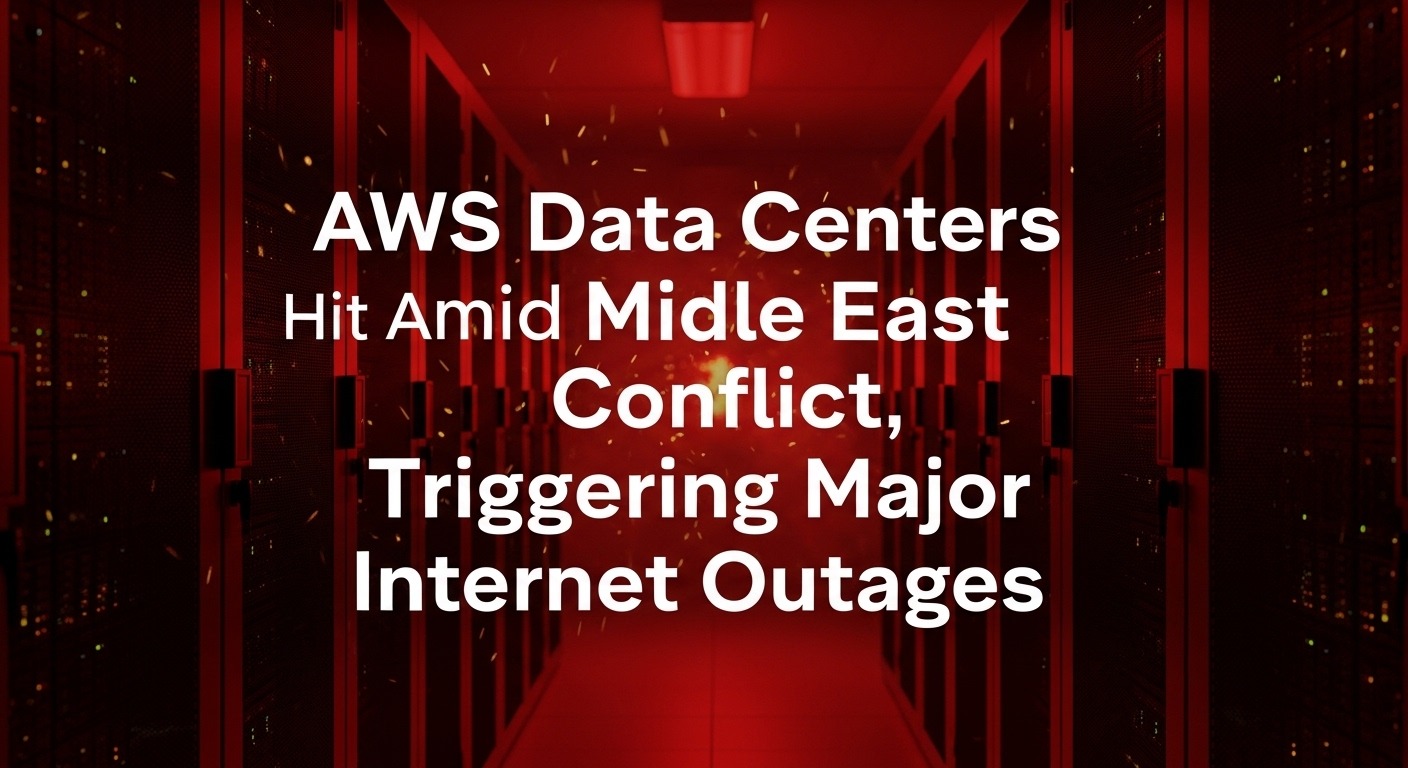AWS Data Centers Hit Amid Middle East Conflict, Triggering Major Internet Outages