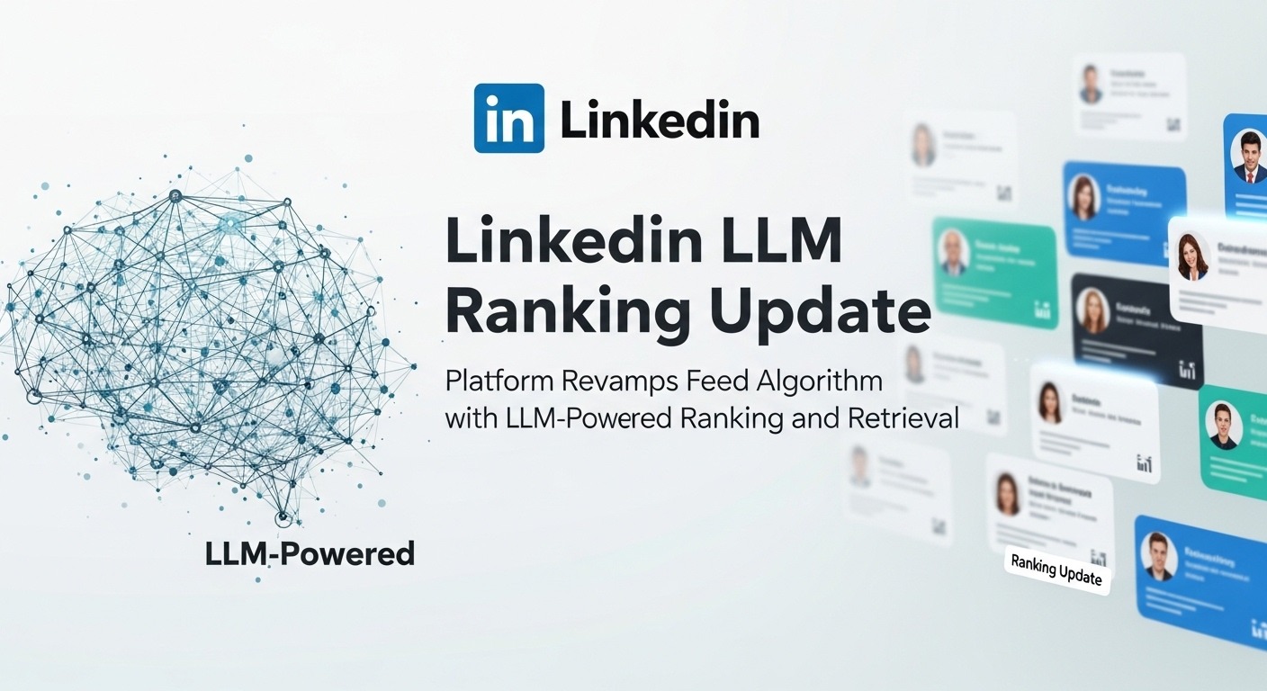 LinkedIn LLM Ranking Update: Platform Revamps Feed Algorithm with LLM-Powered Ranking and Retrieval