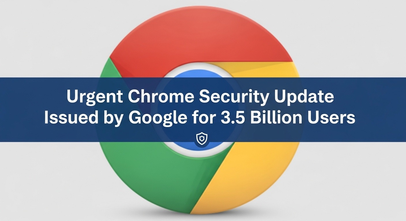 Urgent Chrome Security Update Issued by Google for 3.5 Billion Users