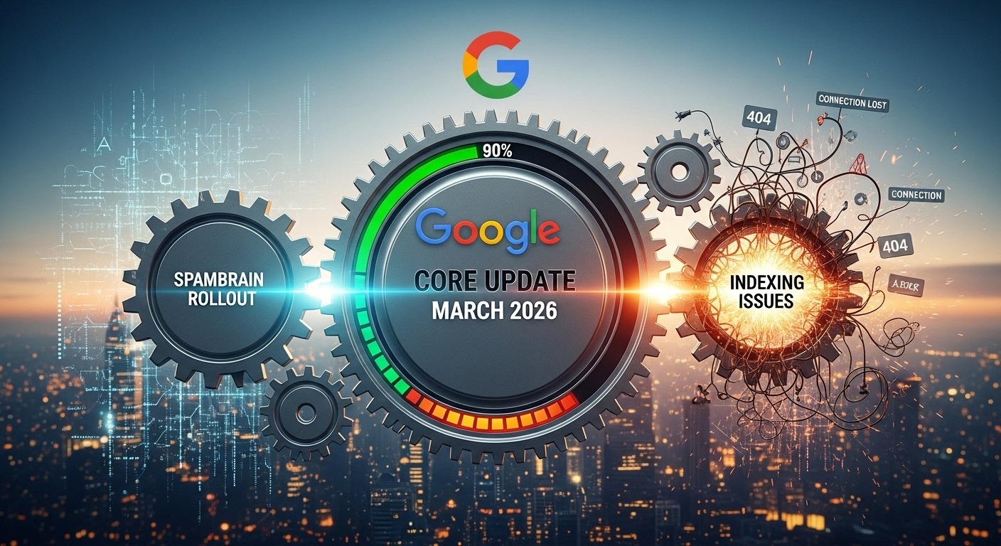 Google Core Update March 2026 Nears Completion After SpamBrain Rollout, Indexing Issues Continue