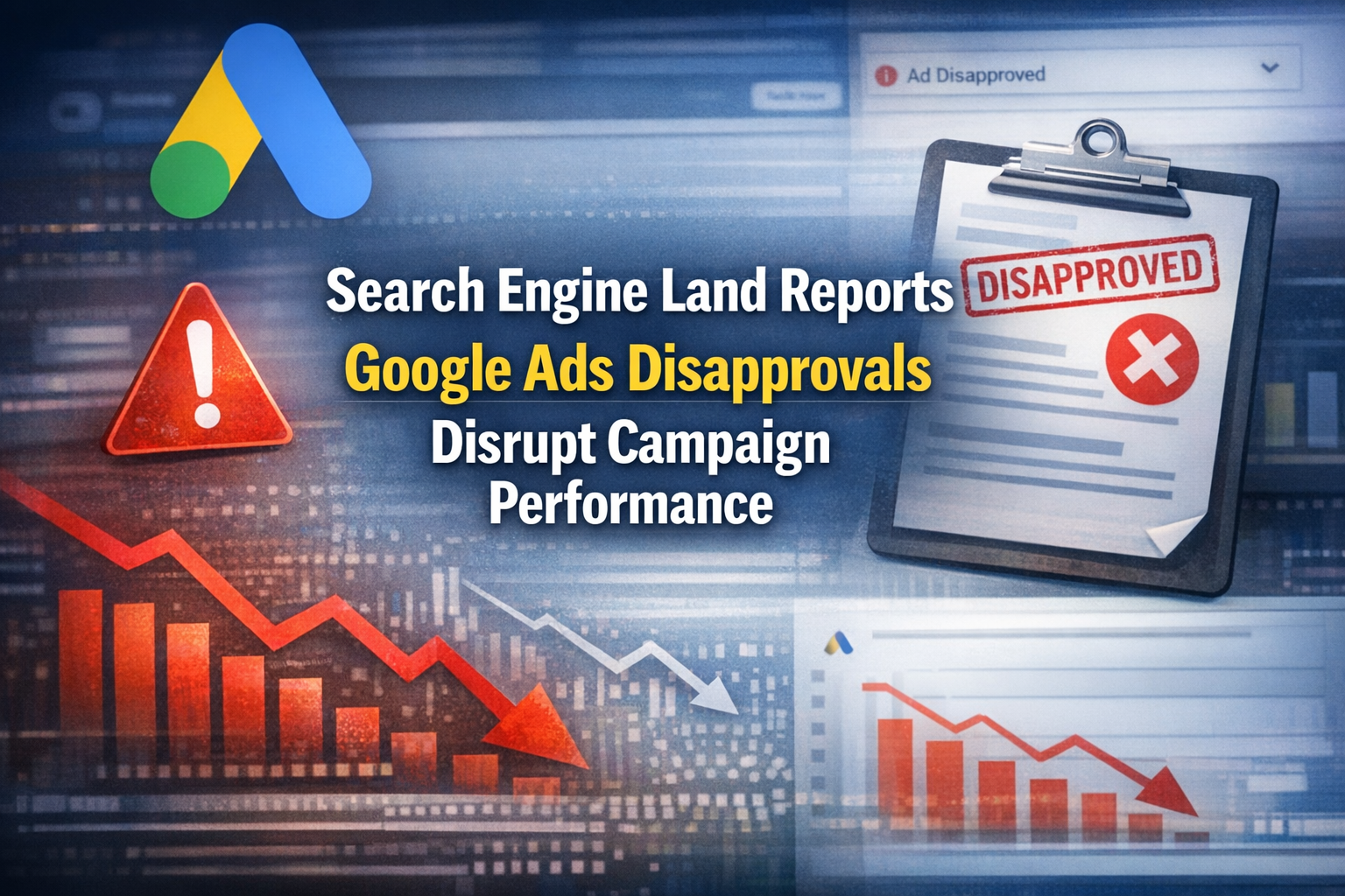 Search Engine Land Reports Google Ads Disapprovals Disrupt Campaign Performance