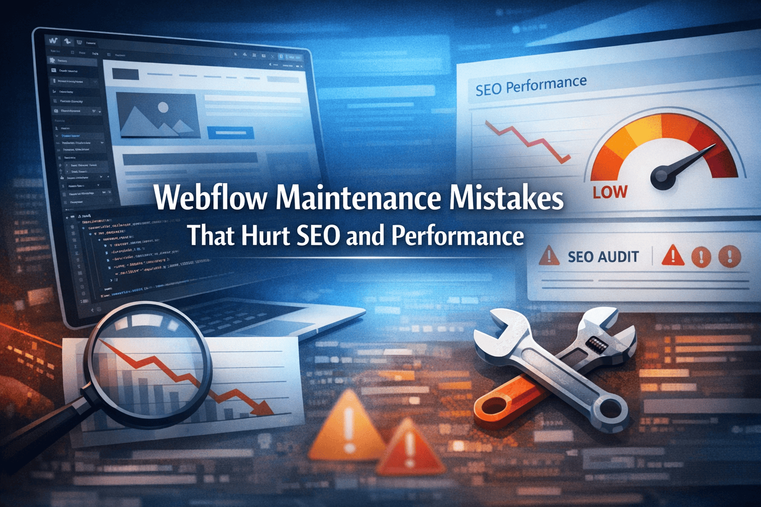 Webflow Maintenance Mistakes That Hurt SEO and Performance