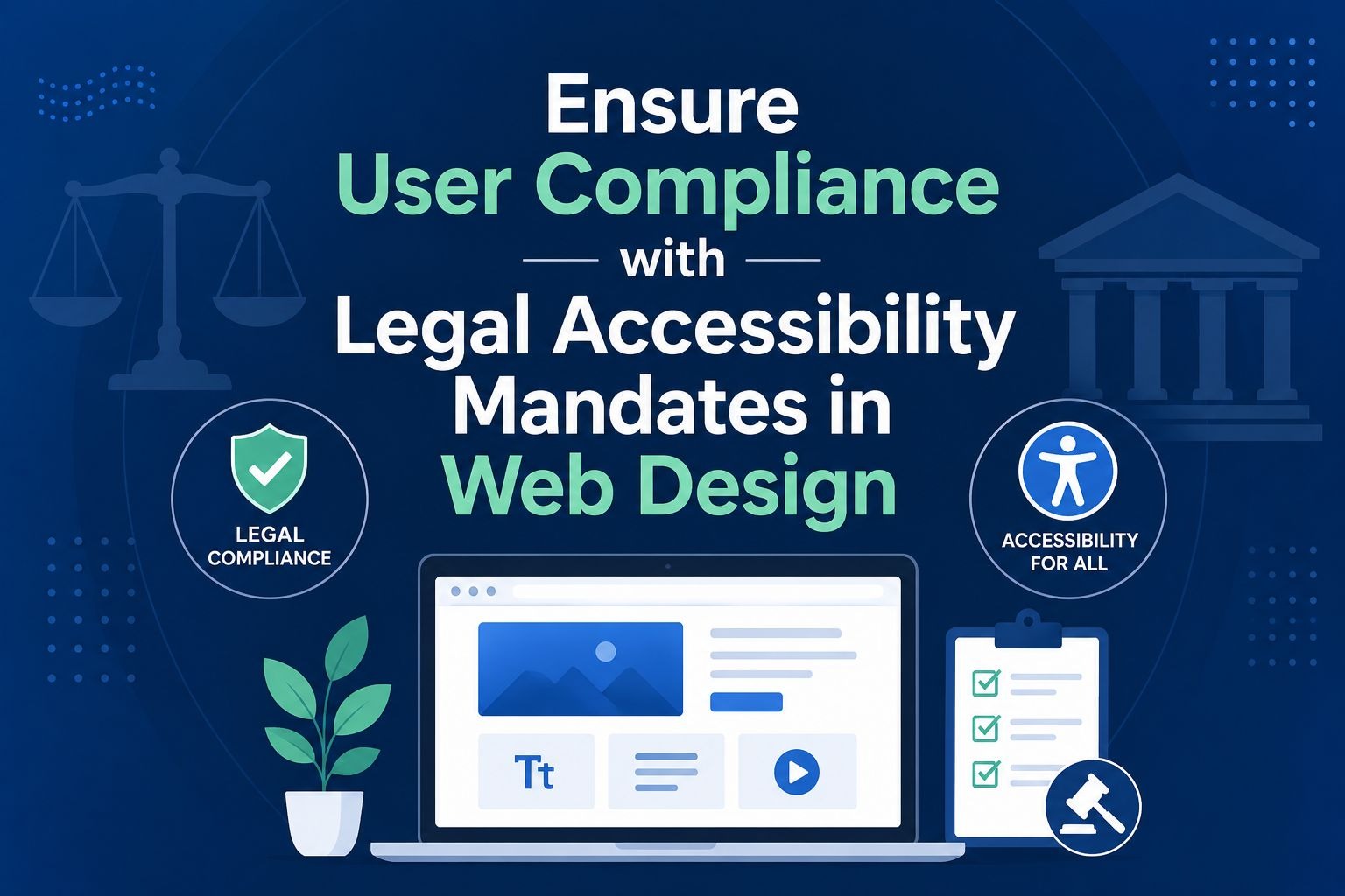 Ensure User Compliance with Legal Accessibility Mandates in Web Design
