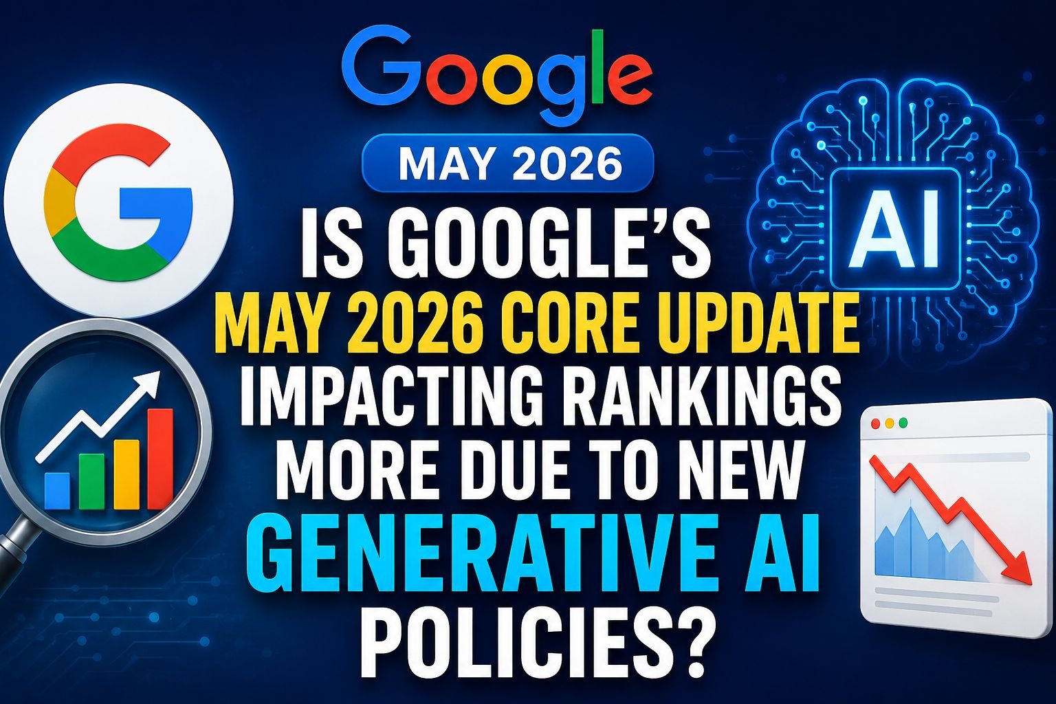 Is Google’s May 2026 Core Update Impacting Rankings More Due to New Generative AI Policies?