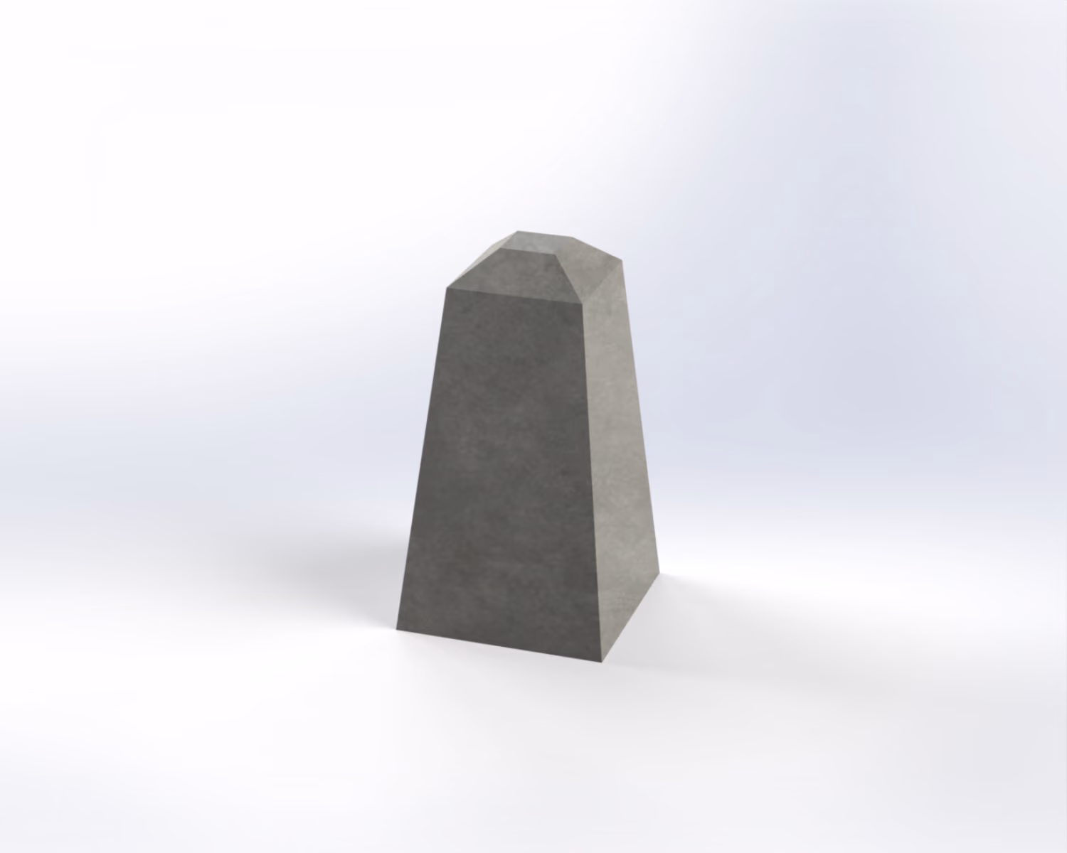 Square Concrete Bollard - Permafab 31