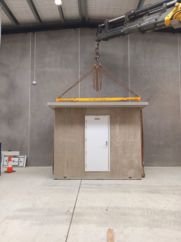 Type C bunker, 2-hour fire-rated storage unit for Dulux - Permastore 33